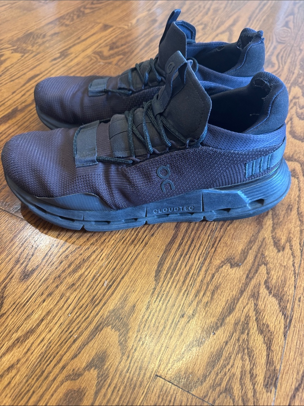On Running Men’s Cloudtec Athletic Shoes — Black